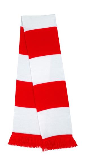 Pletený šál<P/>, 450 Red/White