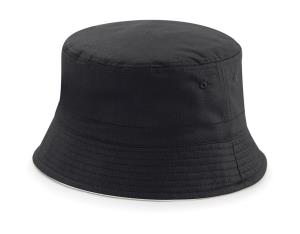 Obojstranný klobúk Bucket, 155 Black/Light Grey