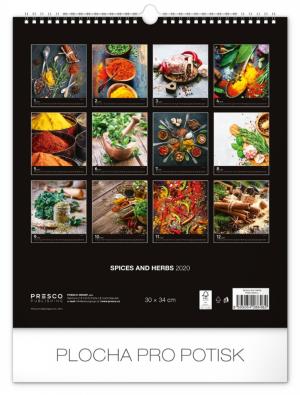 Nástenný kalendár Korenie a bylinky 2020 PGN-6646-L (14)