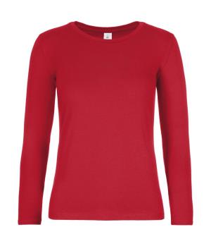 Dámske tričko s dlhými rukávmi #E190 , 400 Red