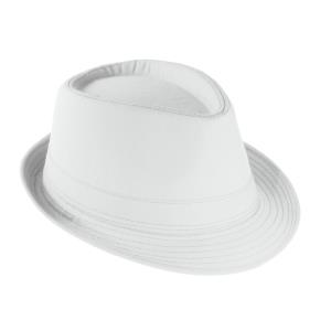 Módny klobúk Likos, Biela