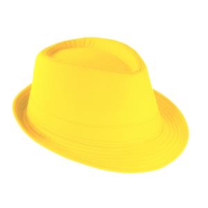 Módny klobúk Likos, žltá