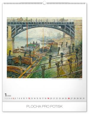 Nástenný kalendár Claude Monet 2020 PGN-6680-L (2)