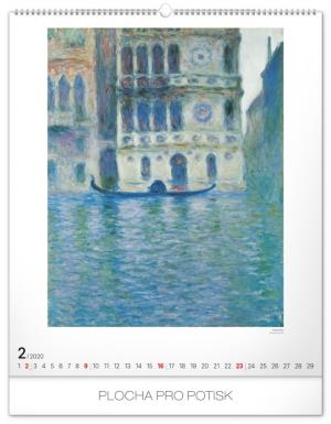 Nástenný kalendár Claude Monet 2020 PGN-6680-L (3)