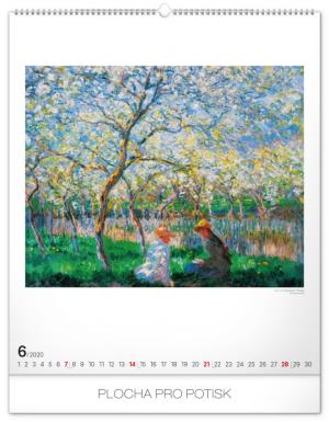 Nástenný kalendár Claude Monet 2020 PGN-6680-L (7)