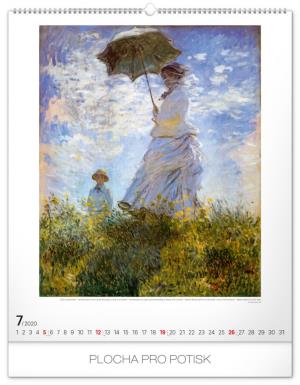 Nástenný kalendár Claude Monet 2020 PGN-6680-L (8)