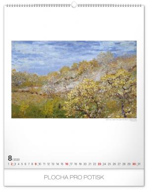 Nástenný kalendár Claude Monet 2020 PGN-6680-L (9)