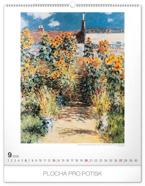 Nástenný kalendár Claude Monet 2020 PGN-6680-L (10)