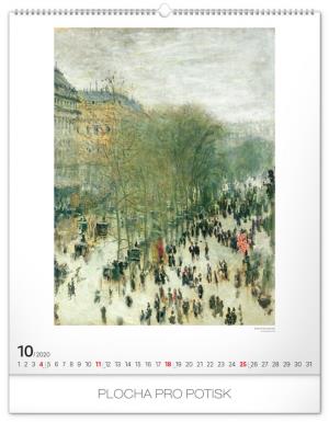 Nástenný kalendár Claude Monet 2020 PGN-6680-L (11)