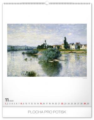 Nástenný kalendár Claude Monet 2020 PGN-6680-L (12)