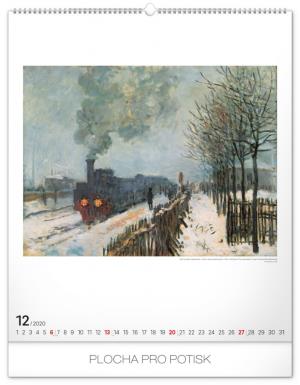 Nástenný kalendár Claude Monet 2020 PGN-6680-L (13)