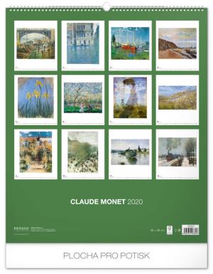 Nástenný kalendár Claude Monet 2020 PGN-6680-L (14)