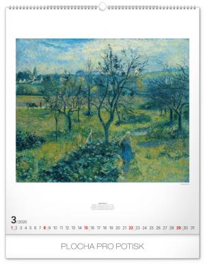 Nástenný kalendár Impresionizmus 2020 PGN-6679-L (4)