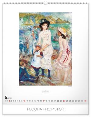 Nástenný kalendár Impresionizmus 2020 PGN-6679-L (6)