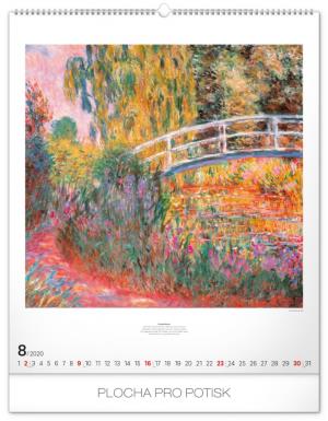 Nástenný kalendár Impresionizmus 2020 PGN-6679-L (9)