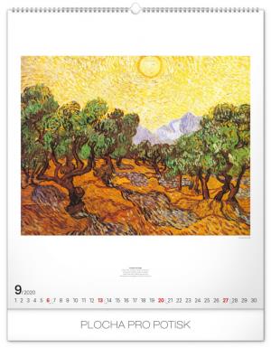 Nástenný kalendár Impresionizmus 2020 PGN-6679-L (10)