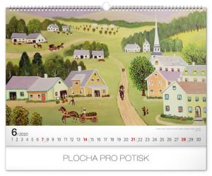 Nástenný kalendár Naivné umenie – Konstantin Rodko 2020 PGN-6681-L (7)