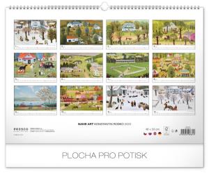 Nástenný kalendár Naivné umenie – Konstantin Rodko 2020 PGN-6681-L (14)