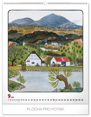 Nástenný kalendár Josef Lada – Rok na dedine 2020 PGN-6689-L (10)