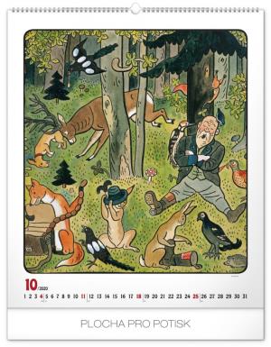 Nástenný kalendár Josef Lada – Rok na dedine 2020 PGN-6689-L (11)