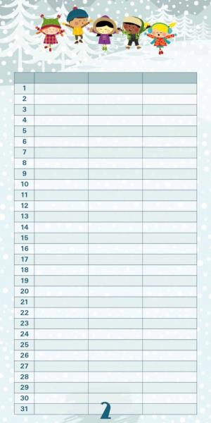 Plánovací kalendár Cowboys, nedatovaný PGP-1260 (4)