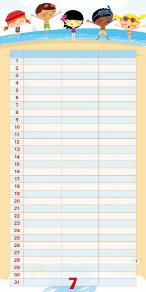 Plánovací kalendár Cowboys, nedatovaný PGP-1260 (9)