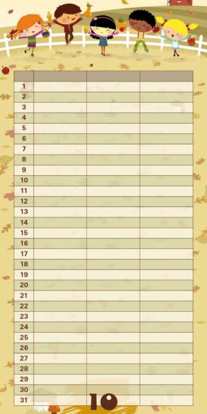 Plánovací kalendár Cowboys, nedatovaný PGP-1260 (12)