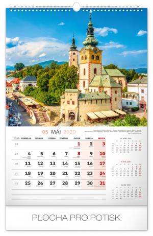 Nástenný kalendár Historické miesta Slovenska 2020 PGN-7477-SK-L (6)