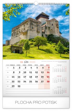 Nástenný kalendár Historické miesta Slovenska 2020 PGN-7477-SK-L (7)