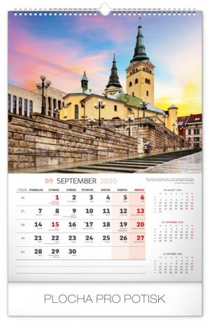 Nástenný kalendár Historické miesta Slovenska 2020 PGN-7477-SK-L (10)