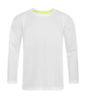 Pánske tričko Active 140 s dlhými rukávmi , 000 White
