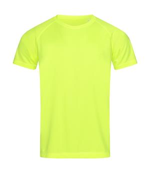 Pánske tričko Active 140 Raglan , 606 Cyber Yellow