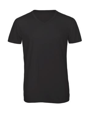 Triblend tričko s V-výstrihom V Triblend/men, 101 Black