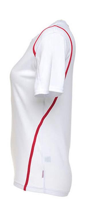 Dámske tričko Gamegear® Cooltex® Zilfre, 057 White/Red (3)