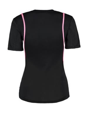 Dámske tričko Gamegear® Cooltex® Zilfre, 178 Black/Fluorescent Pink (4)