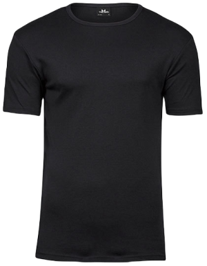 154 tričko pánske Interlock, čierna