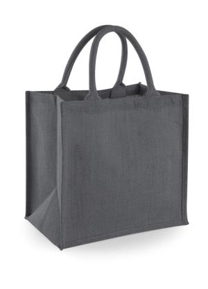 Darčeková taška Jute Midi Tote, 159 Graphite Grey/Graphite Grey