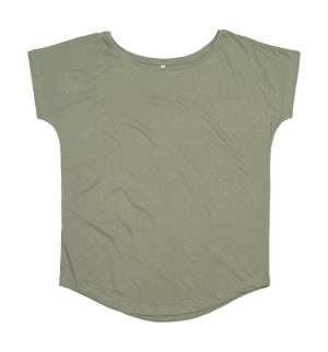 Dámske tričko s voľným strihom, 534 Soft Olive