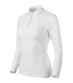 Polokošeľa dámska Pique Polo LS 231, Biela (00)