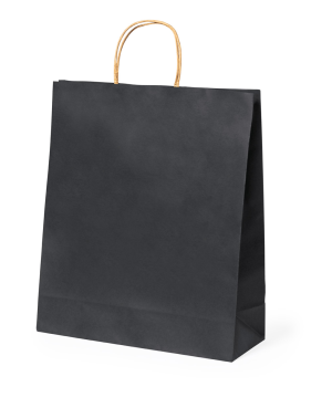 "Mepus" papírová taška, čierna