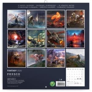 Poznámkový kalendár Fantasy 2020 PGP-7275-V (15)