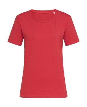 Claire Relaxed Crew Neck, 402 Scarlet Red