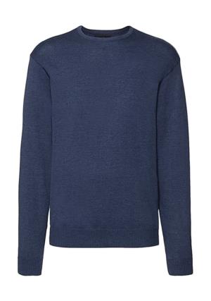 Pánsky pulover s okrúhlym výstrihom Kerplo, 317 Denim Marl