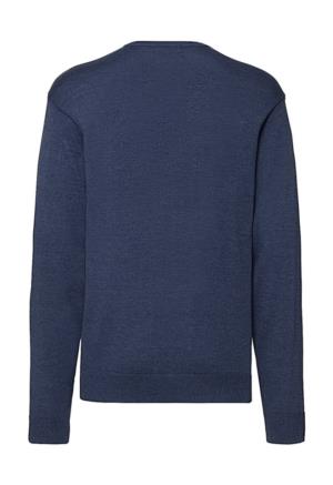 Pánsky pulover s okrúhlym výstrihom Kerplo, 317 Denim Marl (3)
