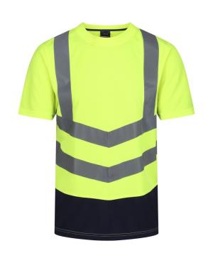 Tričko Pro Hi Vis T-Shirt, 653 Yellow/Navy