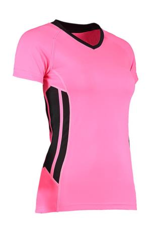 Dámske tričko Gamegear® Cooltex Sitro, 178 Fluorescent Pink/Black (2)