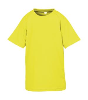 Detské tričko Junior Performance Aircool , 605 Flo Yellow