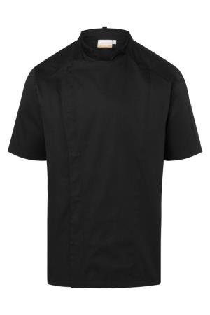 Moderný kucharsky rondon s krátkymi rukávmi, 101 Black