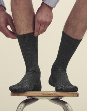 Pracovné ponožky 3 páry, 111 Black/Melange Grey (5)
