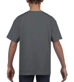 Detské tričko Softstyle®, 130 Charcoal (2)